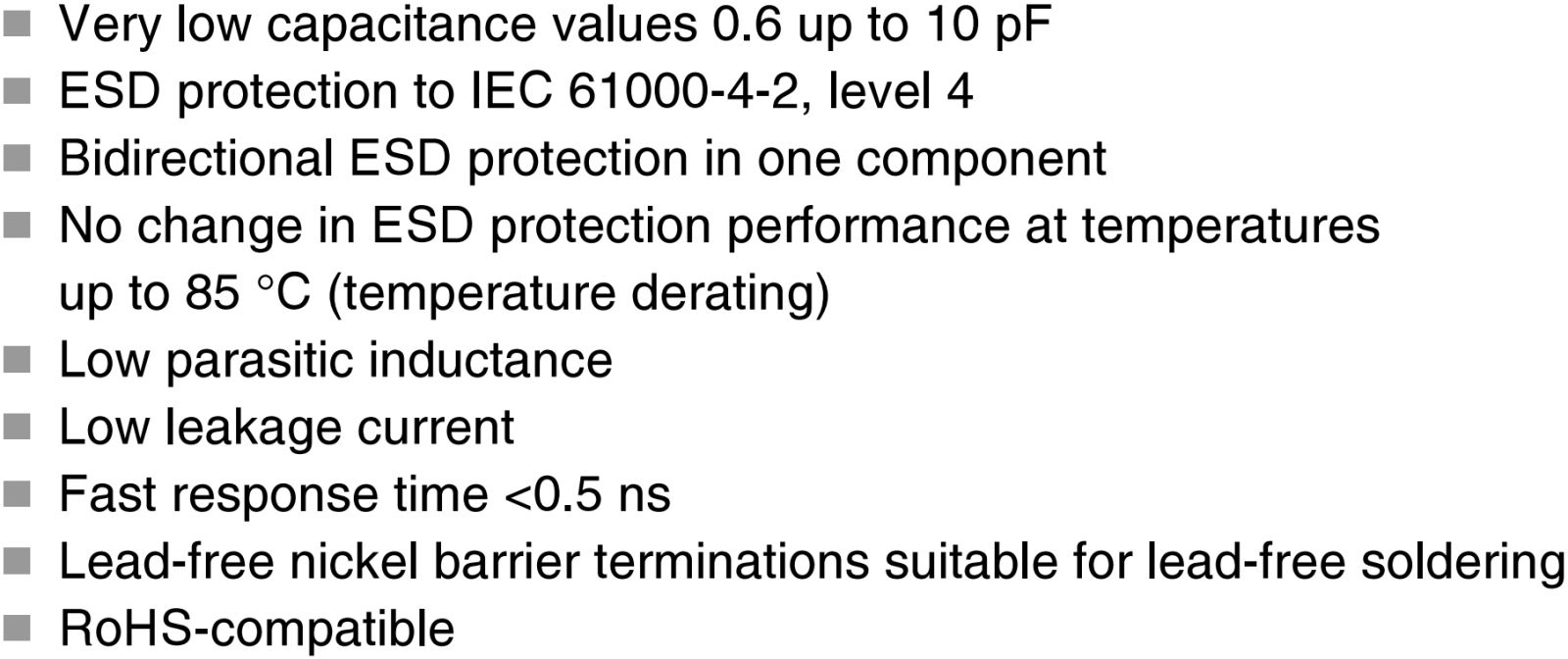 וריסטורים לאלקטרוניקה SMD HIGH SPEED SERIES TVS EPCOS